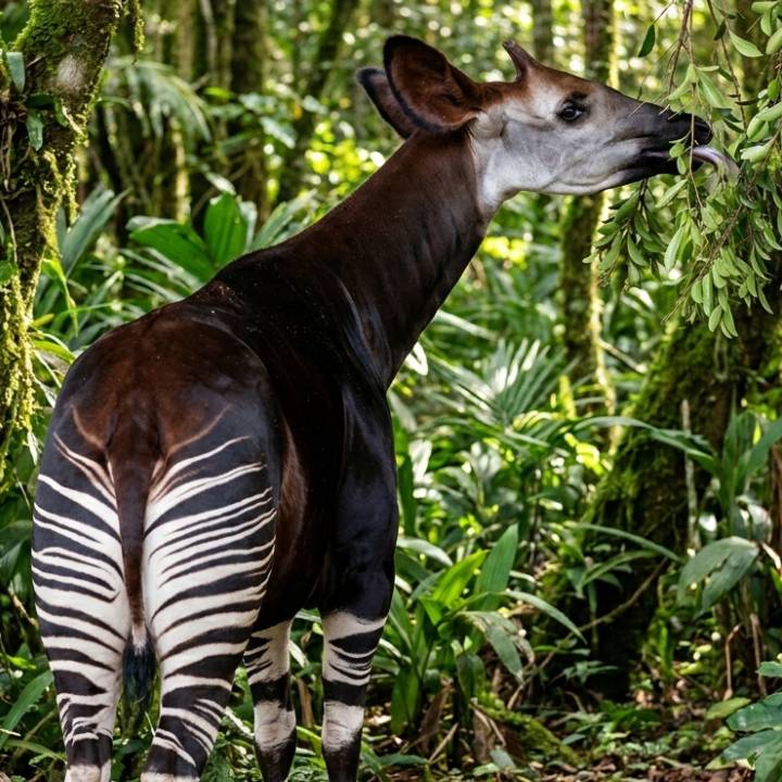 Rainforest Wild Adventure EAST Hidden Forest的okapi