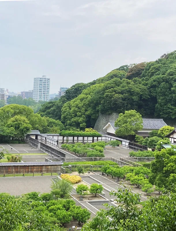 松山城天守近景