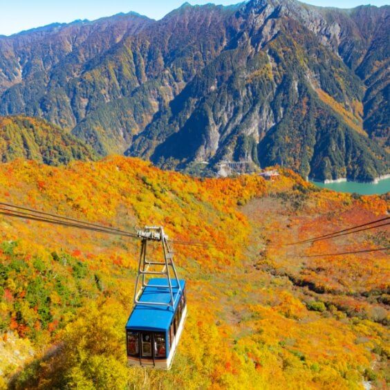 立山黑部阿爾卑斯路線山岳交通景觀