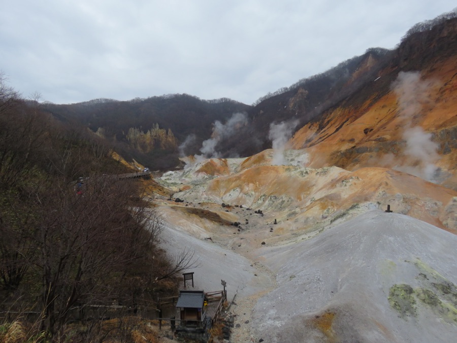 北海道登別地獄谷火山地貌