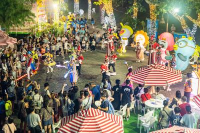 宜蘭國際童玩藝術節夜間燈光與互動活動